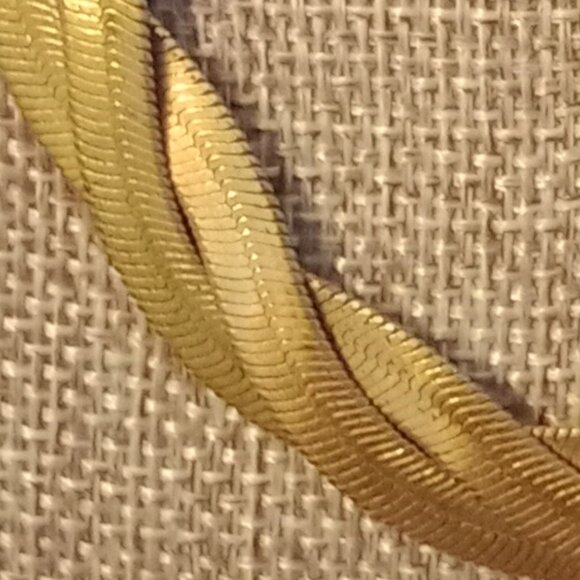 Braided Herringbone Necklace - Picture 3 of 6